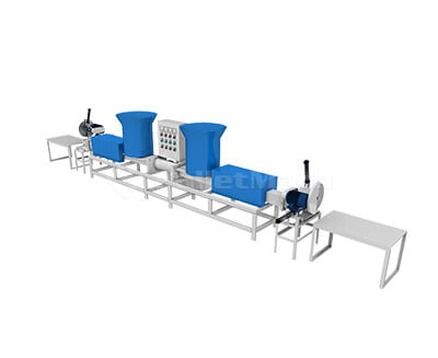 single head wood pallet block machine