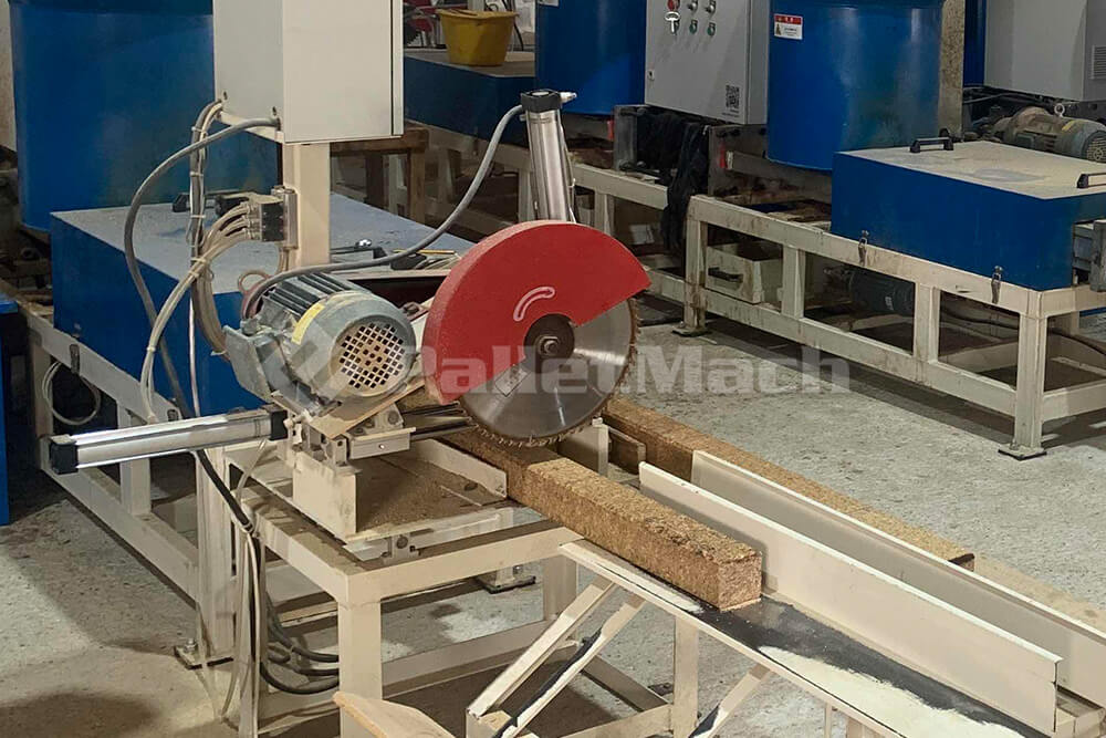 double head wood pallet block machine double head wood pallet block machine