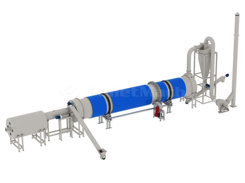 rotary drum dryer machine