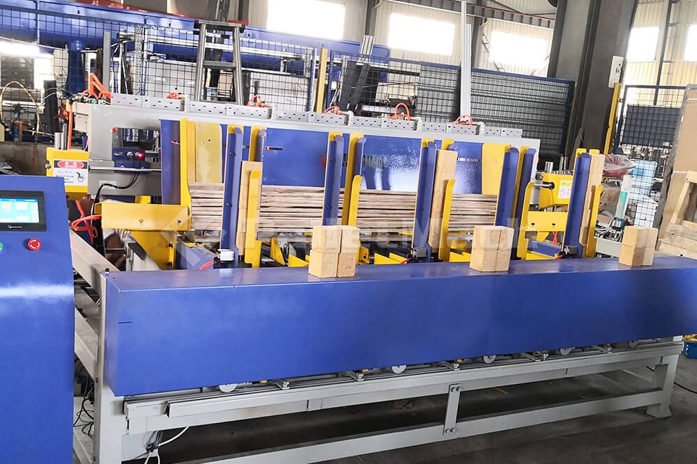 automatic pallet legs nailing machine automatic pallet legs nailing machine