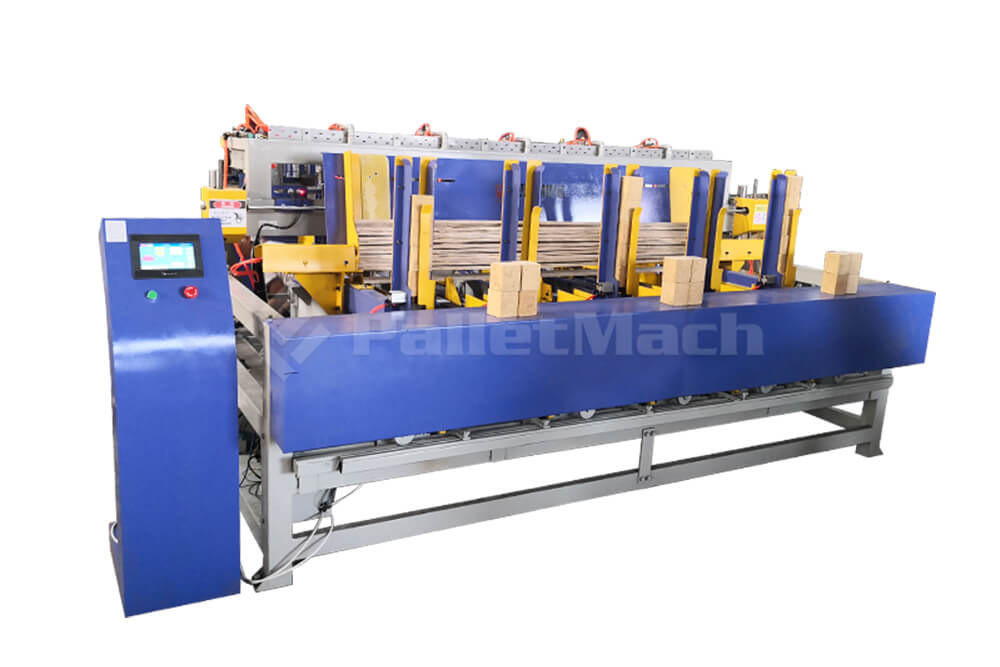 automatic pallet legs nailing machine
