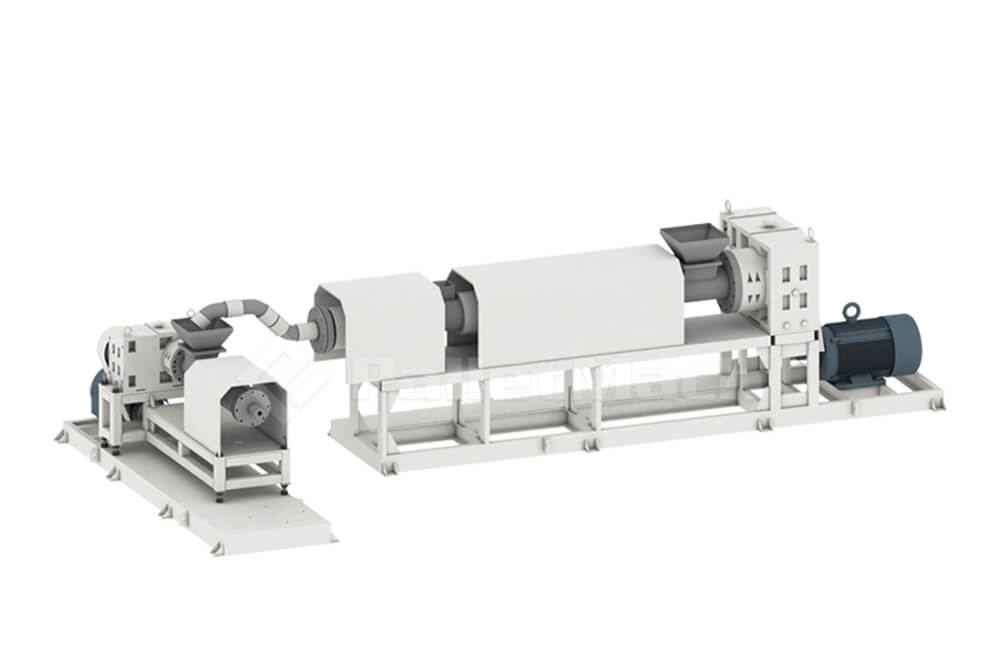 plastic recycling extruder machine